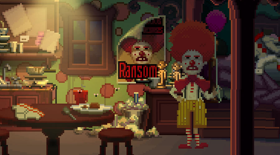 Ransome, the truly frightening clown